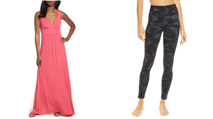 Nordstrom dress and Zella leggings