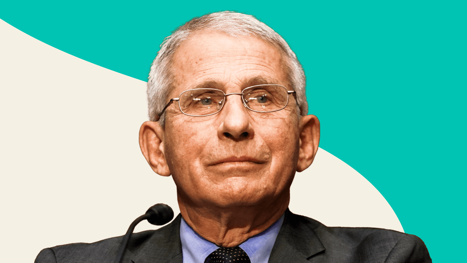 A photo of Dr. Fauci