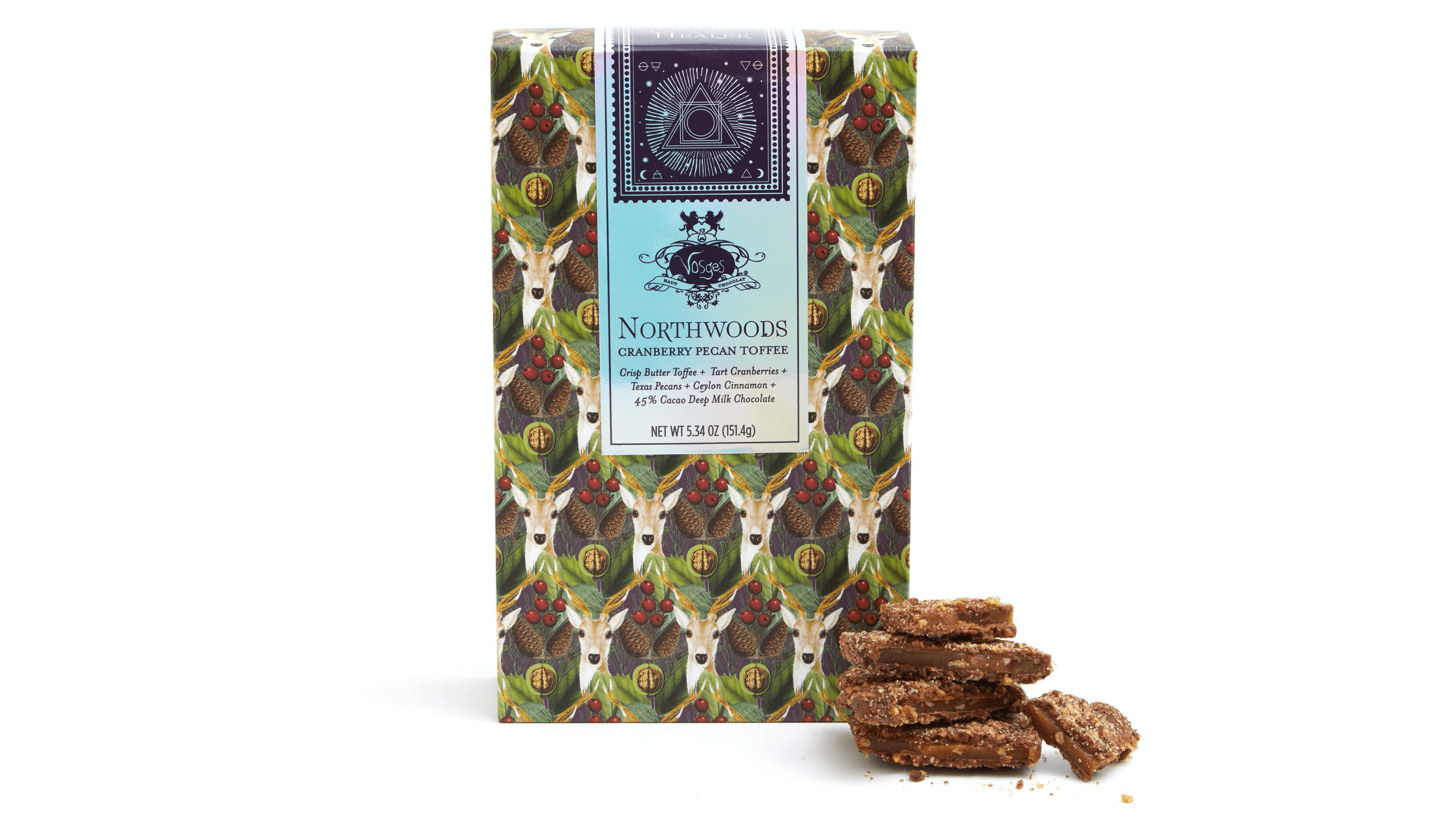 pecan and cranberry toffee