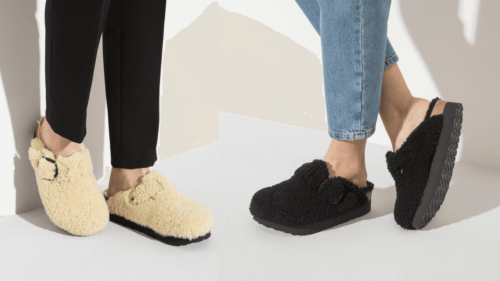 shearling-clogs