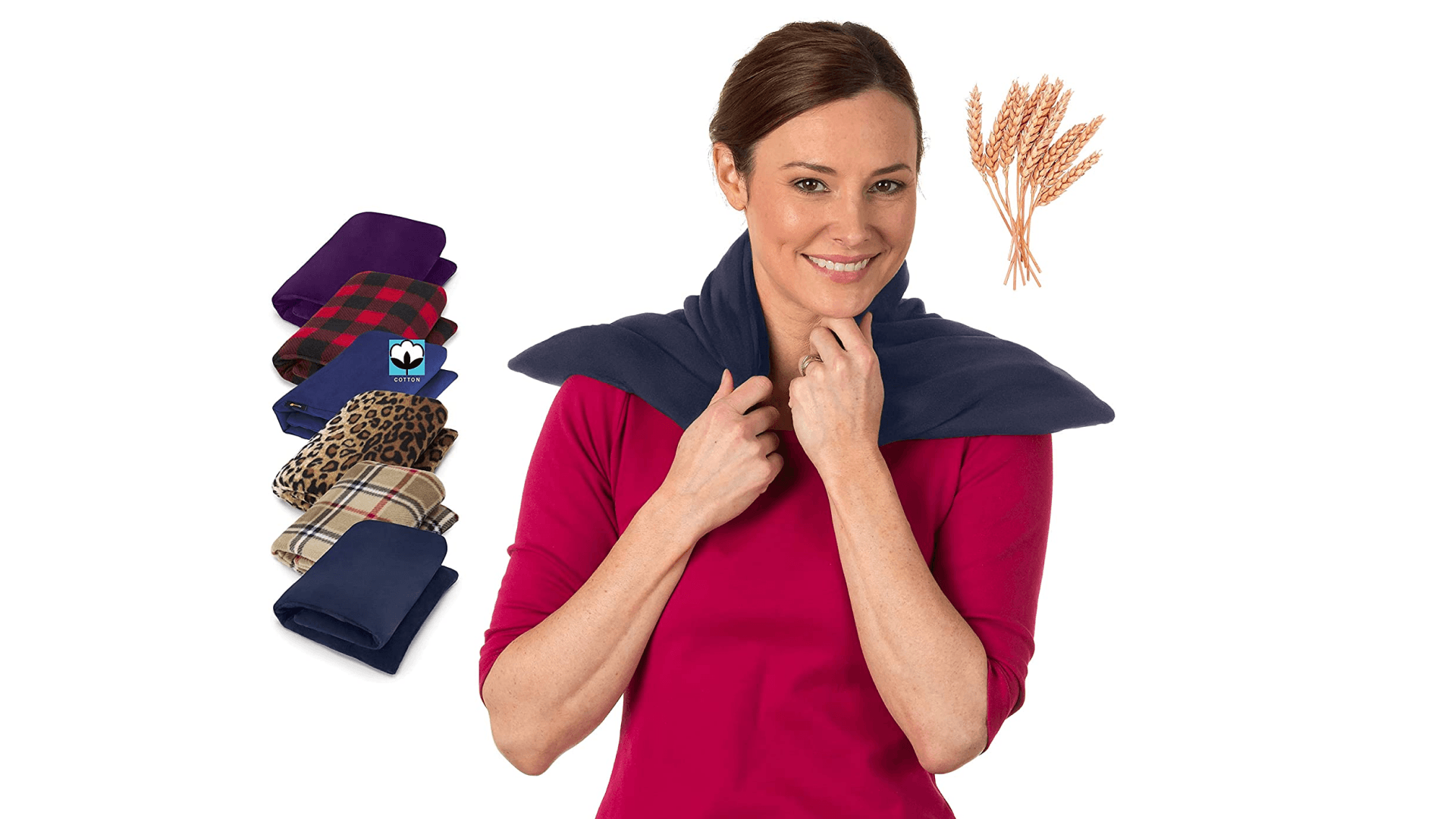 microwavable heating pad to help relieve pain