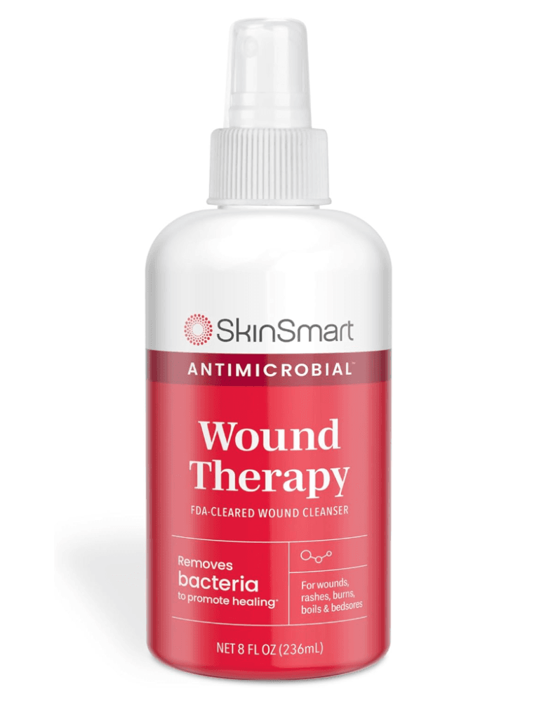 SkinSmart Antimicrobial Wound Therapy for sun poisoning on lips