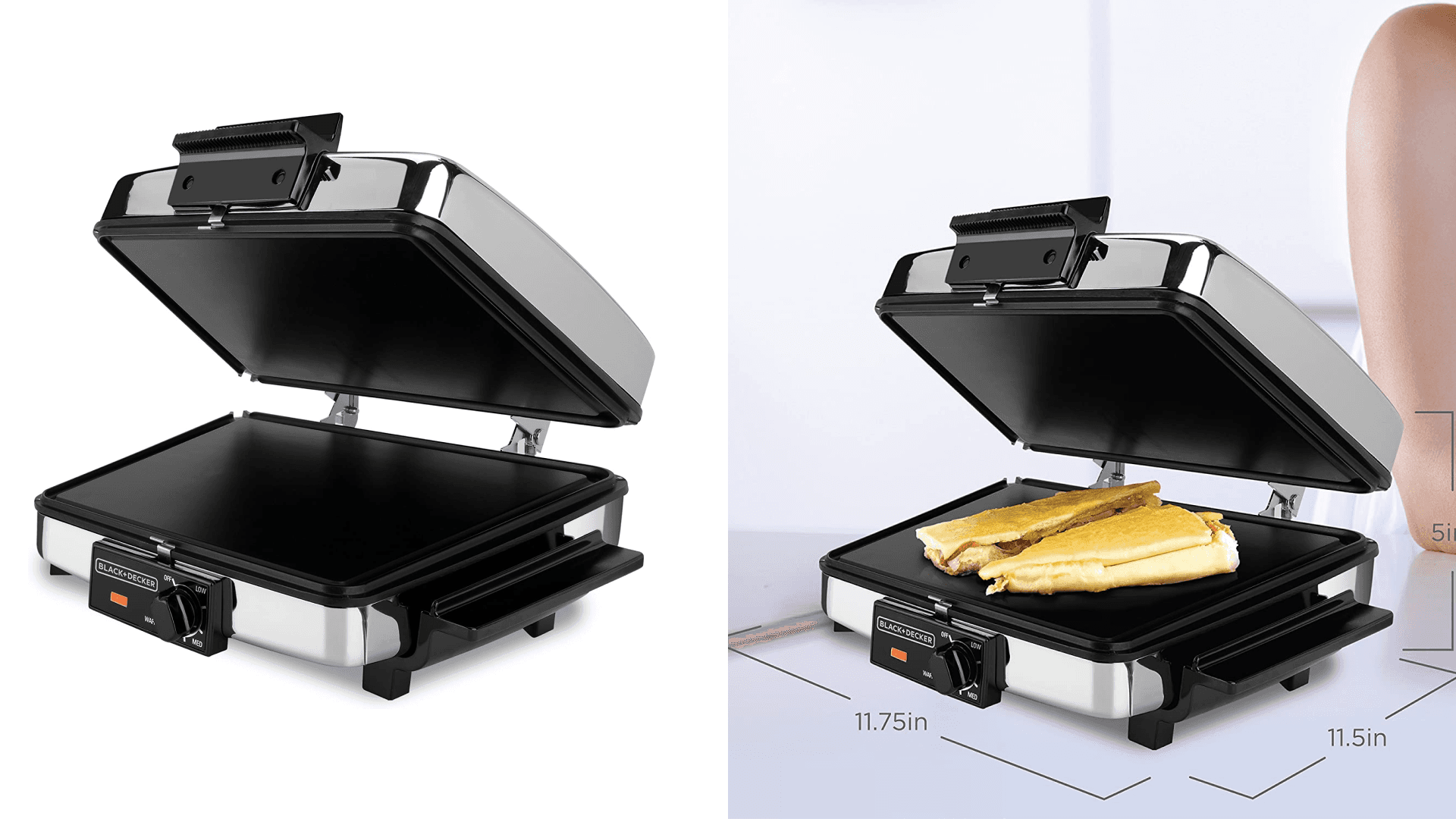 Black and decker waffle and pancake maker