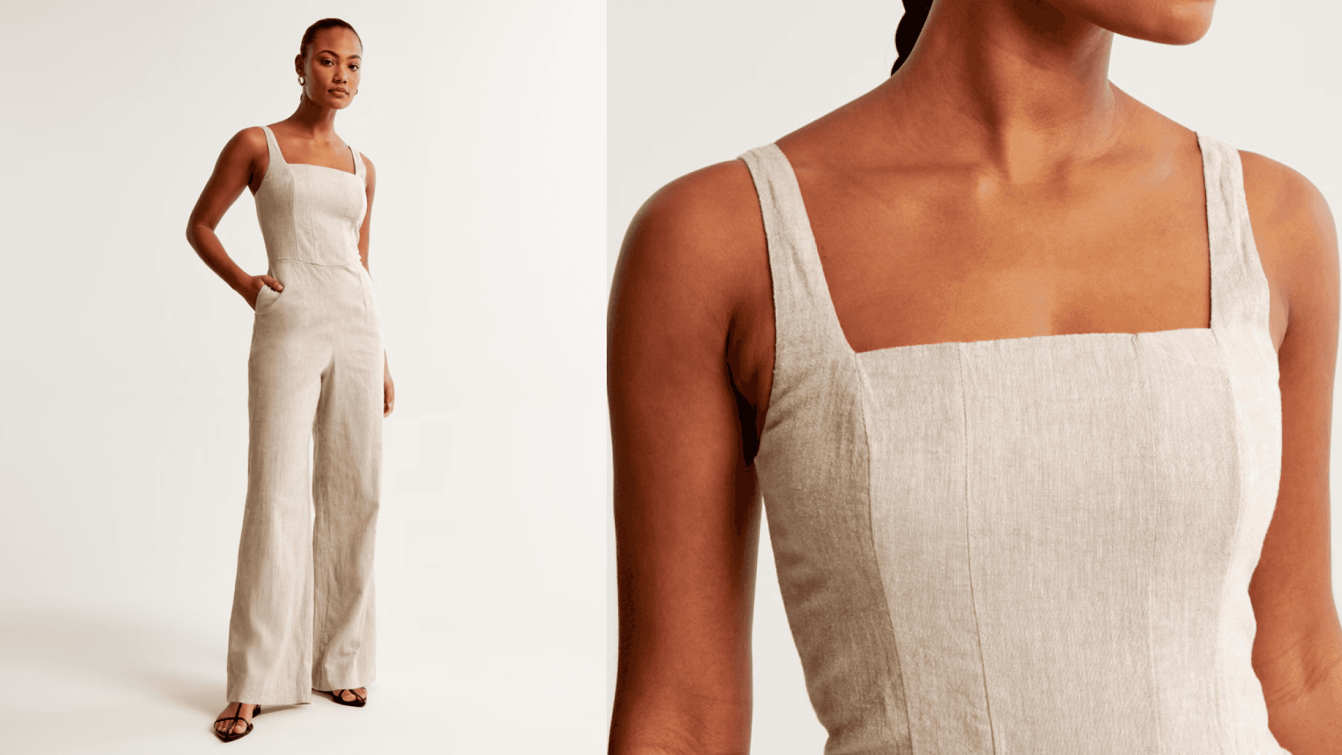 A&F Linen Jumpsuit