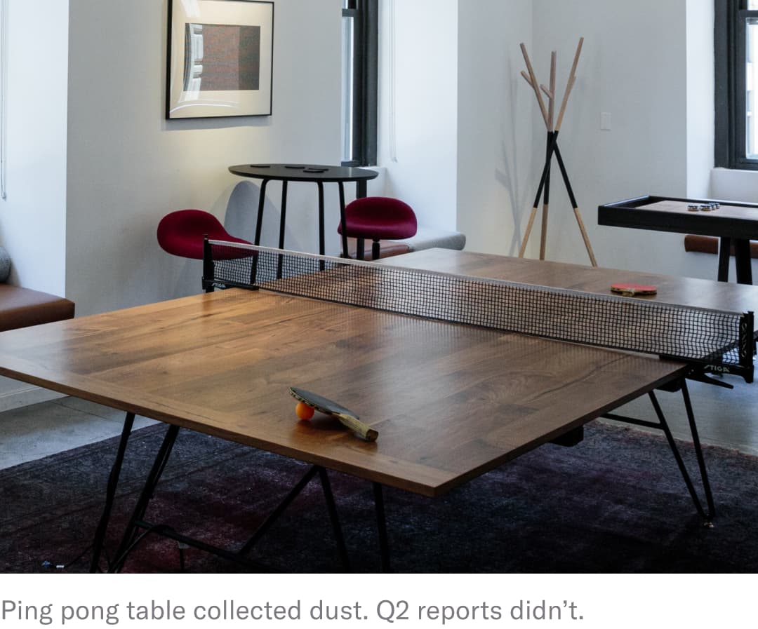 ping pong table