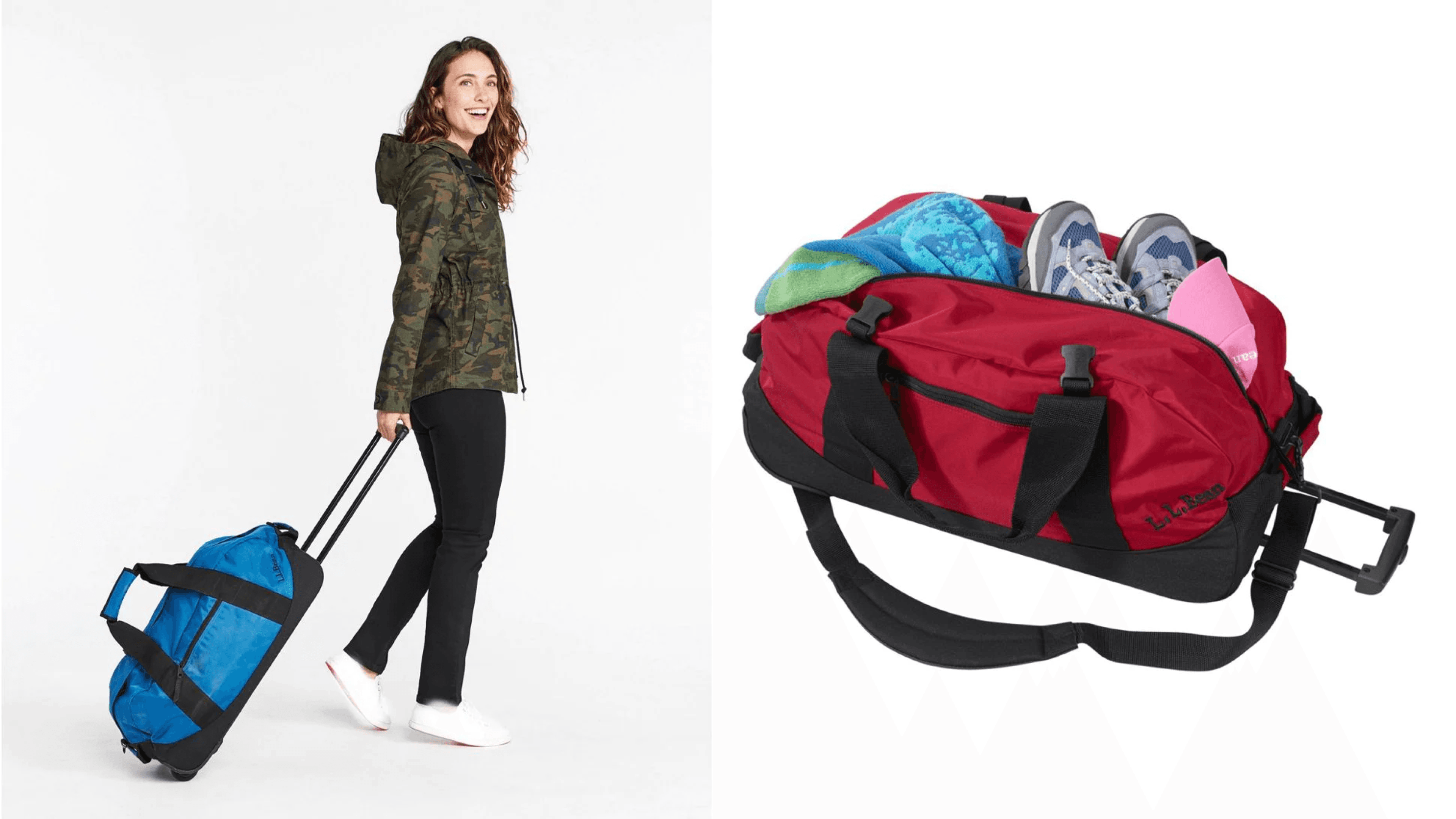 l.l.bean rolling duffle bag