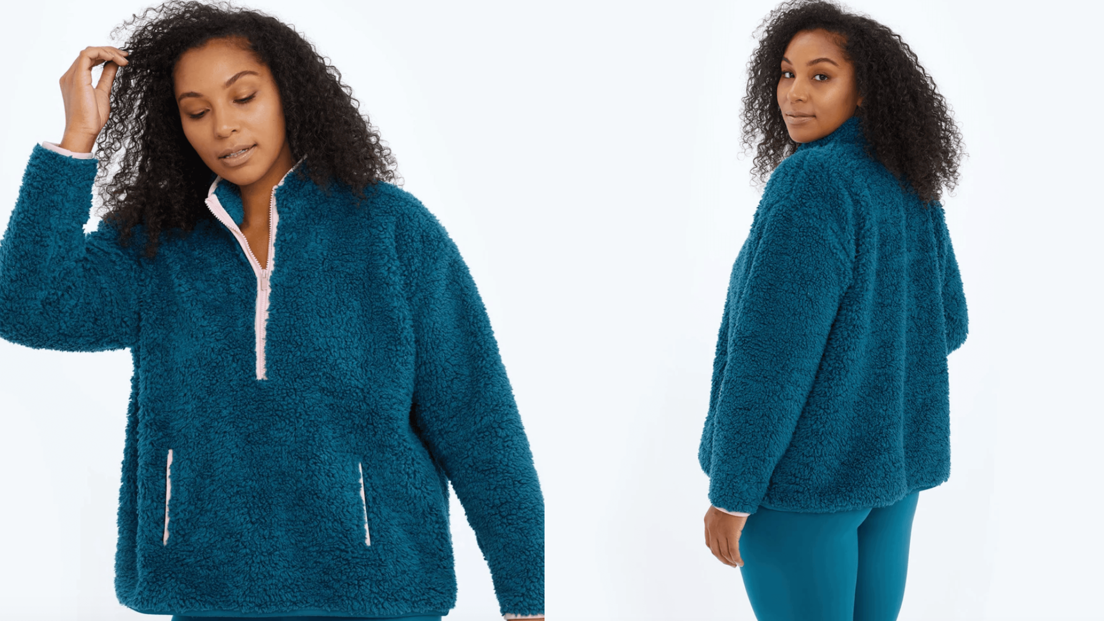 fleece half zip