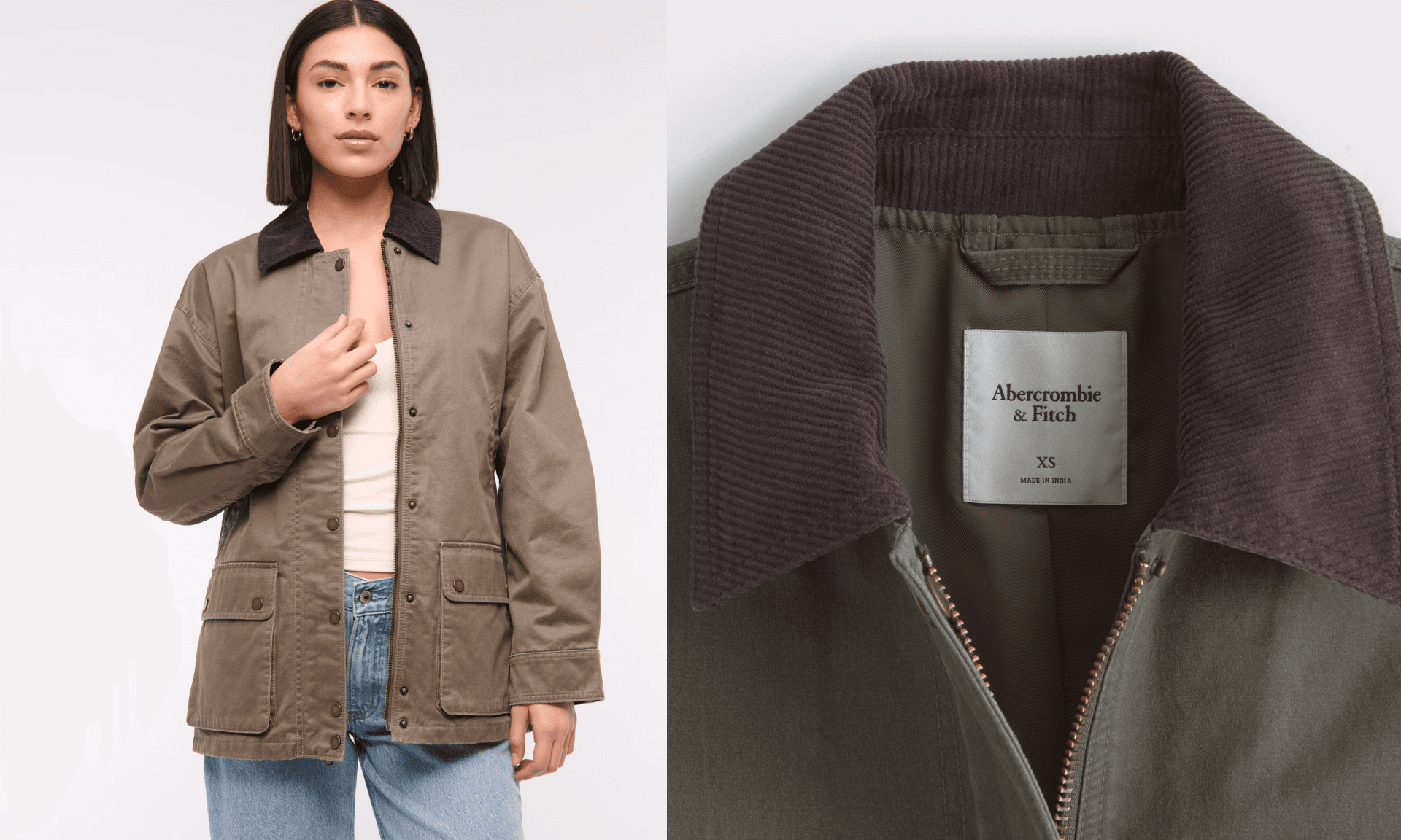 Mid-Length Waxed Barn Jacket