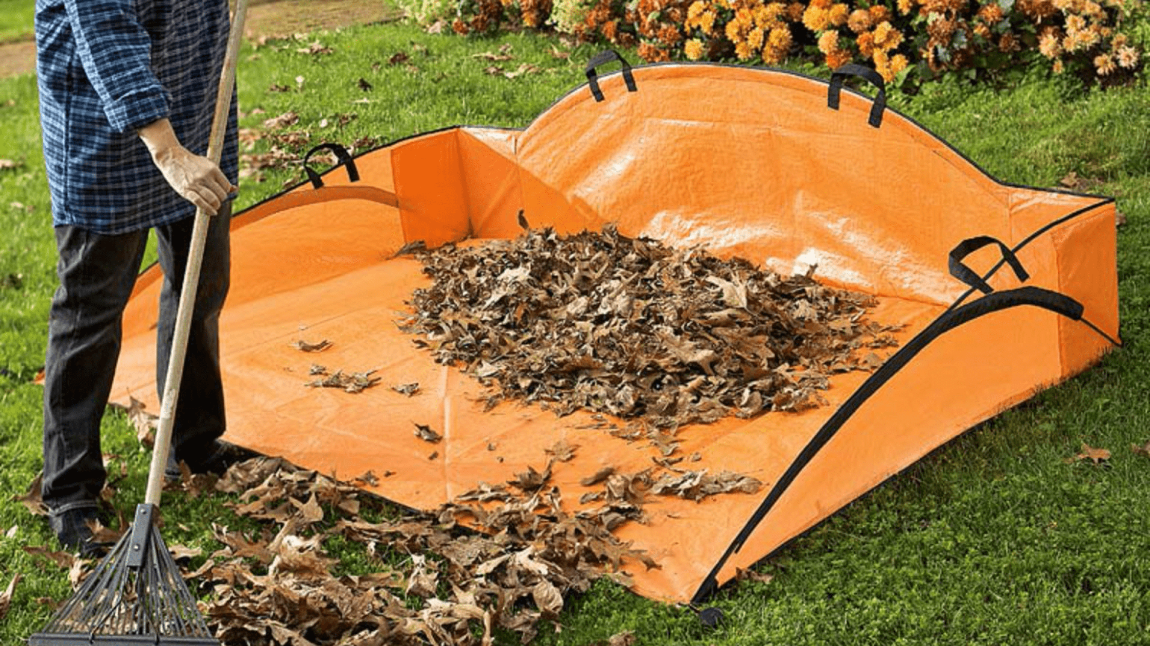 leaf hauler for easy yard cleanup