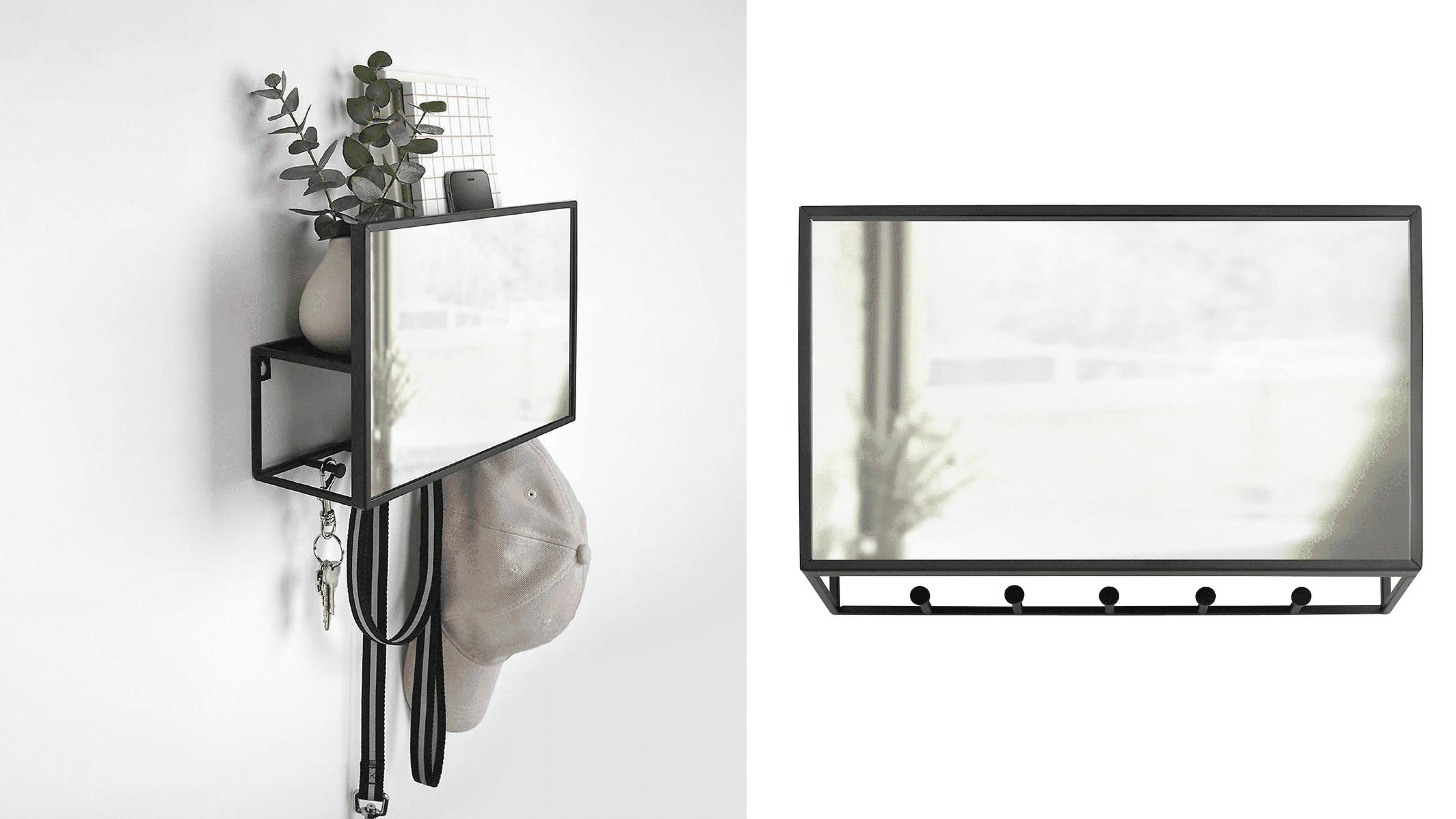 wall unit for keys and mail