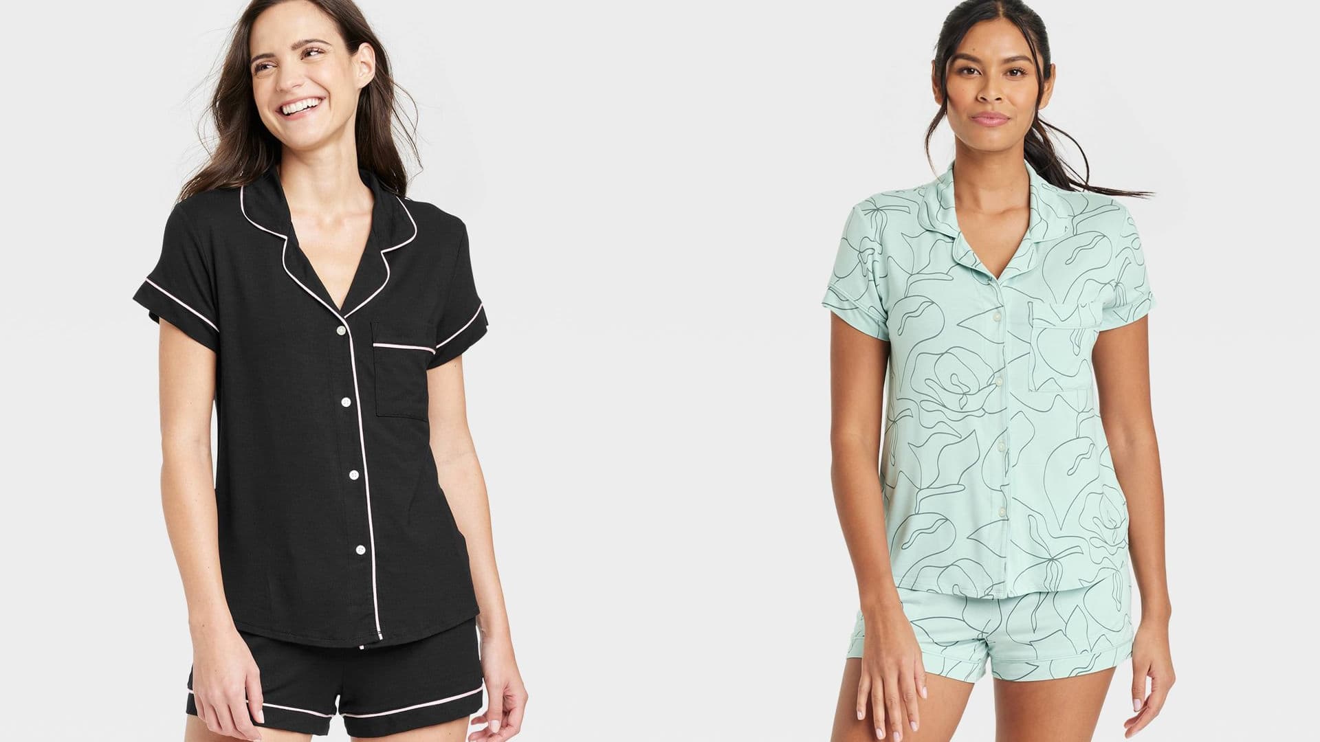 target short sleeve pajamas