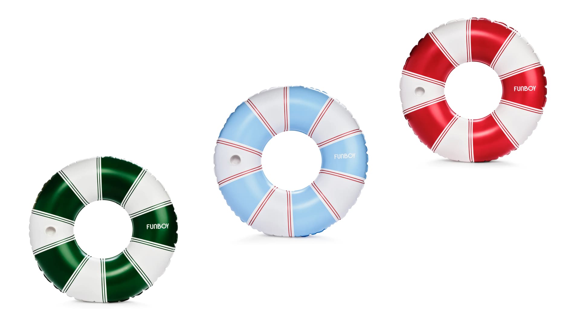 A vintage-inspired pool tube.