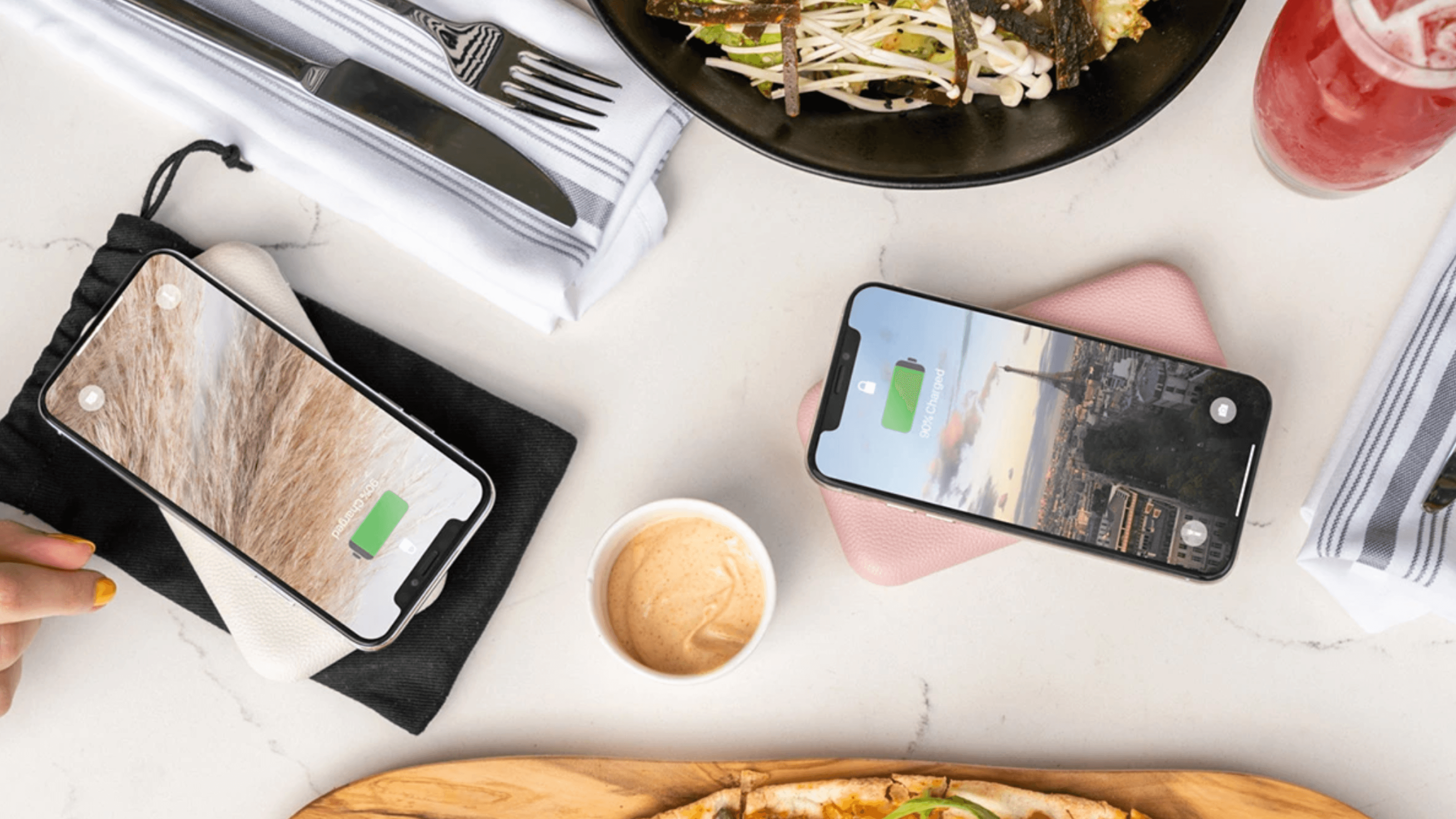 portable wireless charging pad