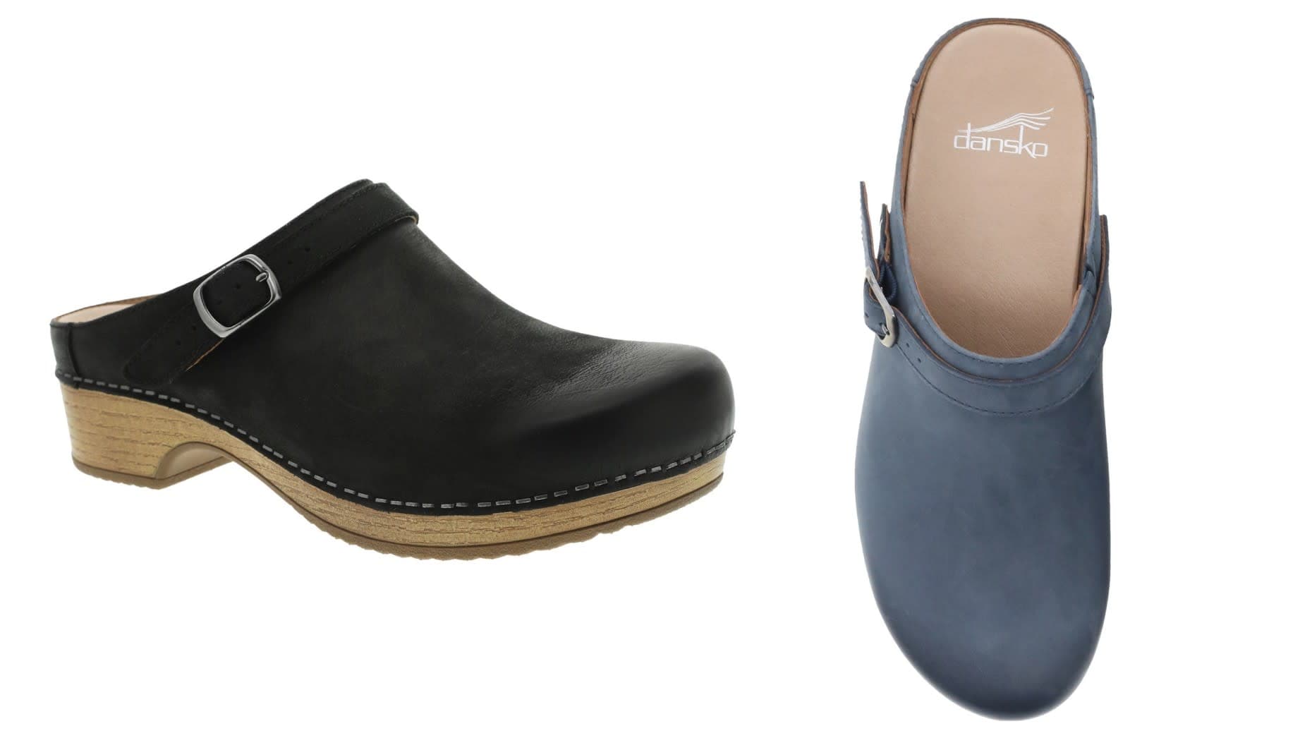 open-back clogs with padding