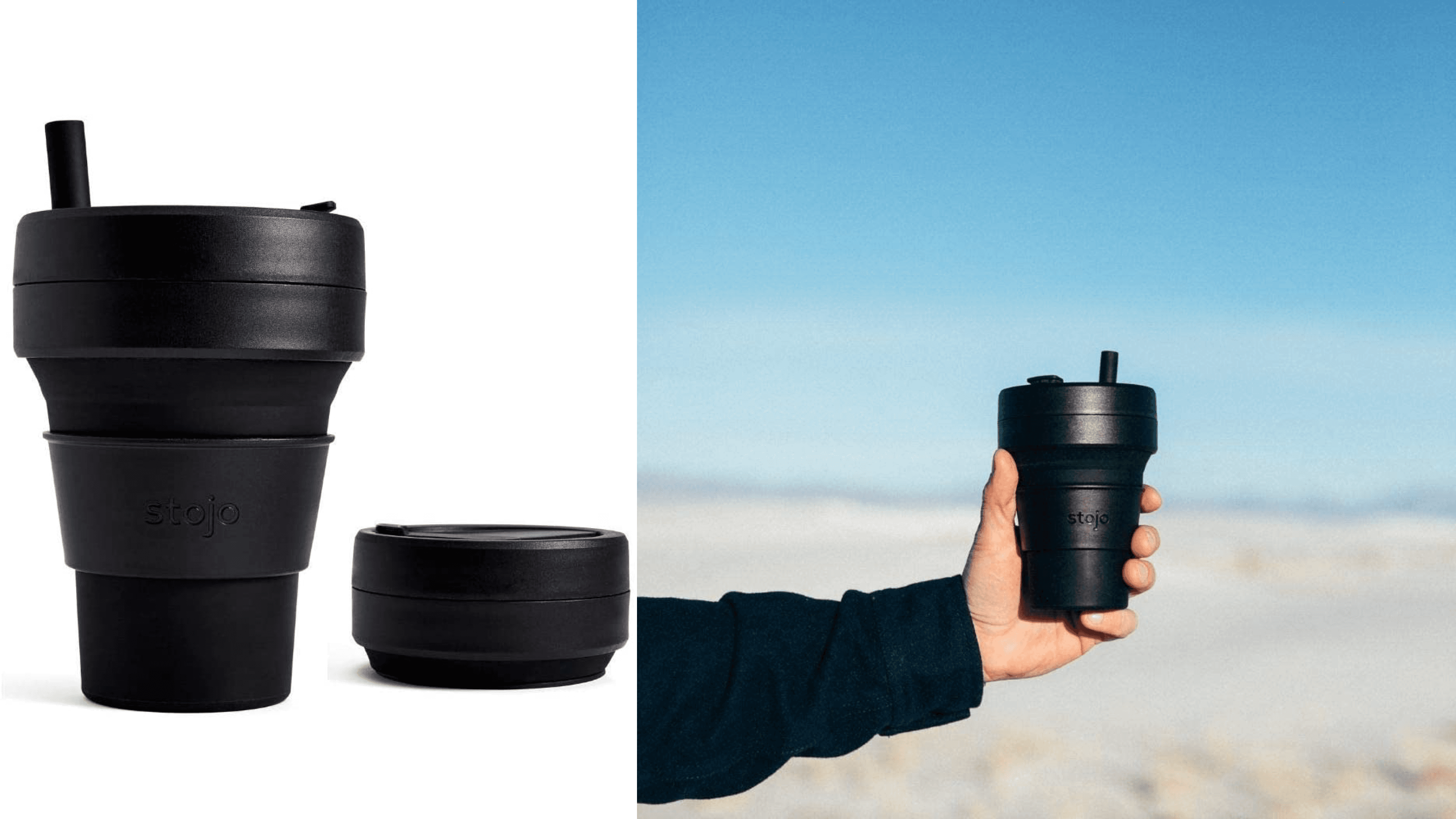 collapsible silicone coffee cup