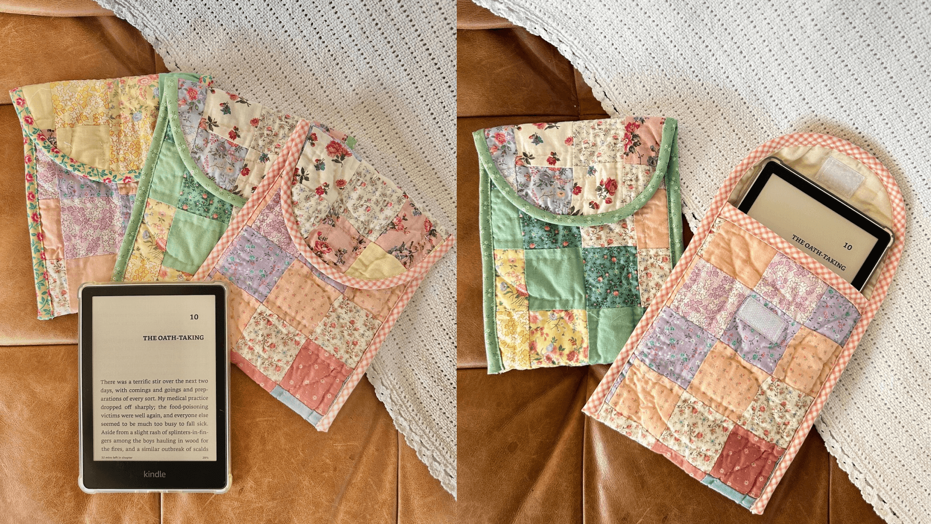 knit kindle cover