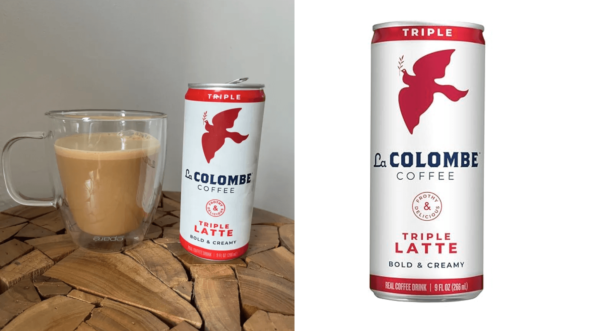 La Colombe Triple Draft Latte - 9 Fluid Ounce, 12 Count - 3 Shots Of Cold-Pressed Espresso and Frothed Milk - Made With Real Ingredients - Grab And Go Coffee