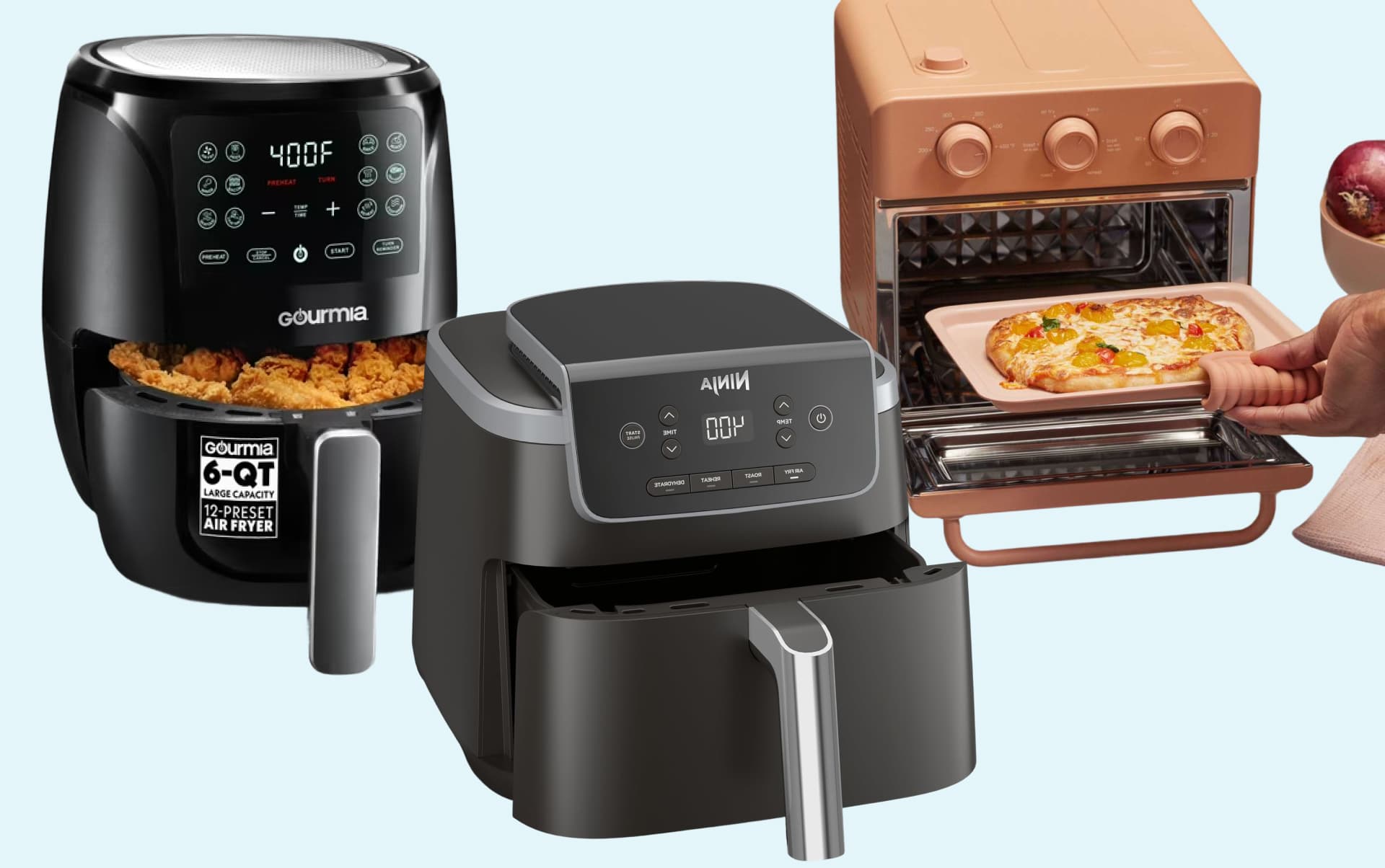 air fryer collage