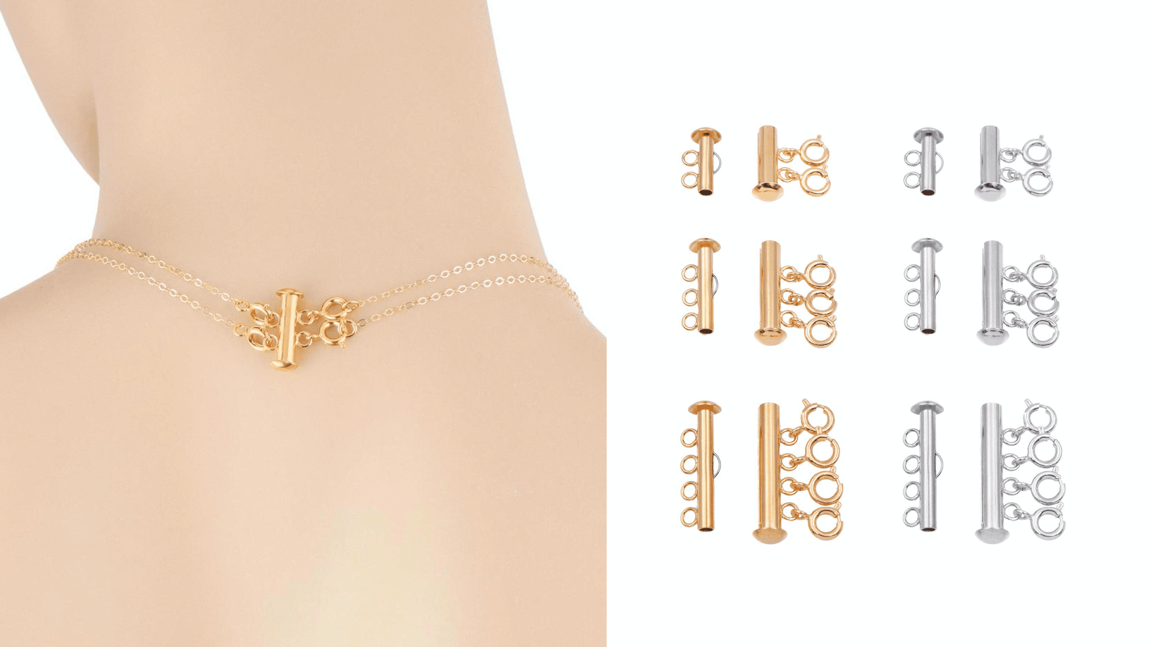 necklace clasp so you can layer necklaces without them tangling