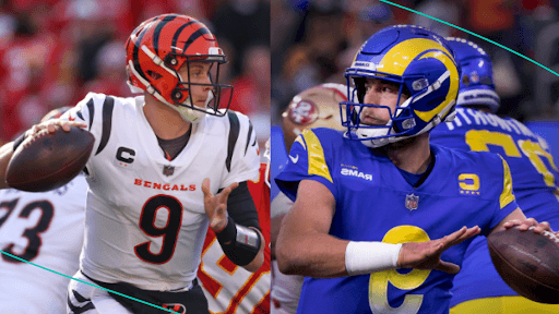 Bengals and Rams quarterbacks