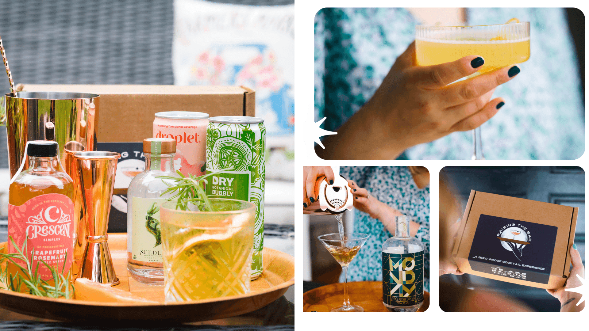 Zero-proof Cocktail Subscription Box