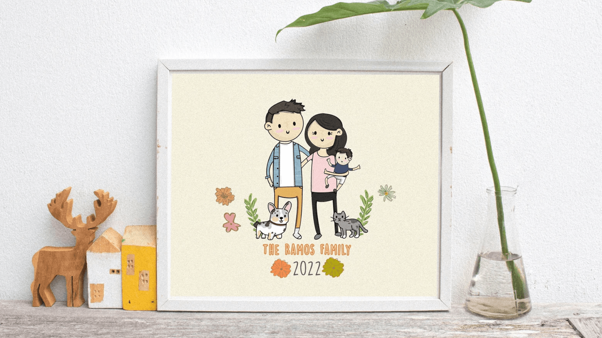 Custom Cartoon Portrait