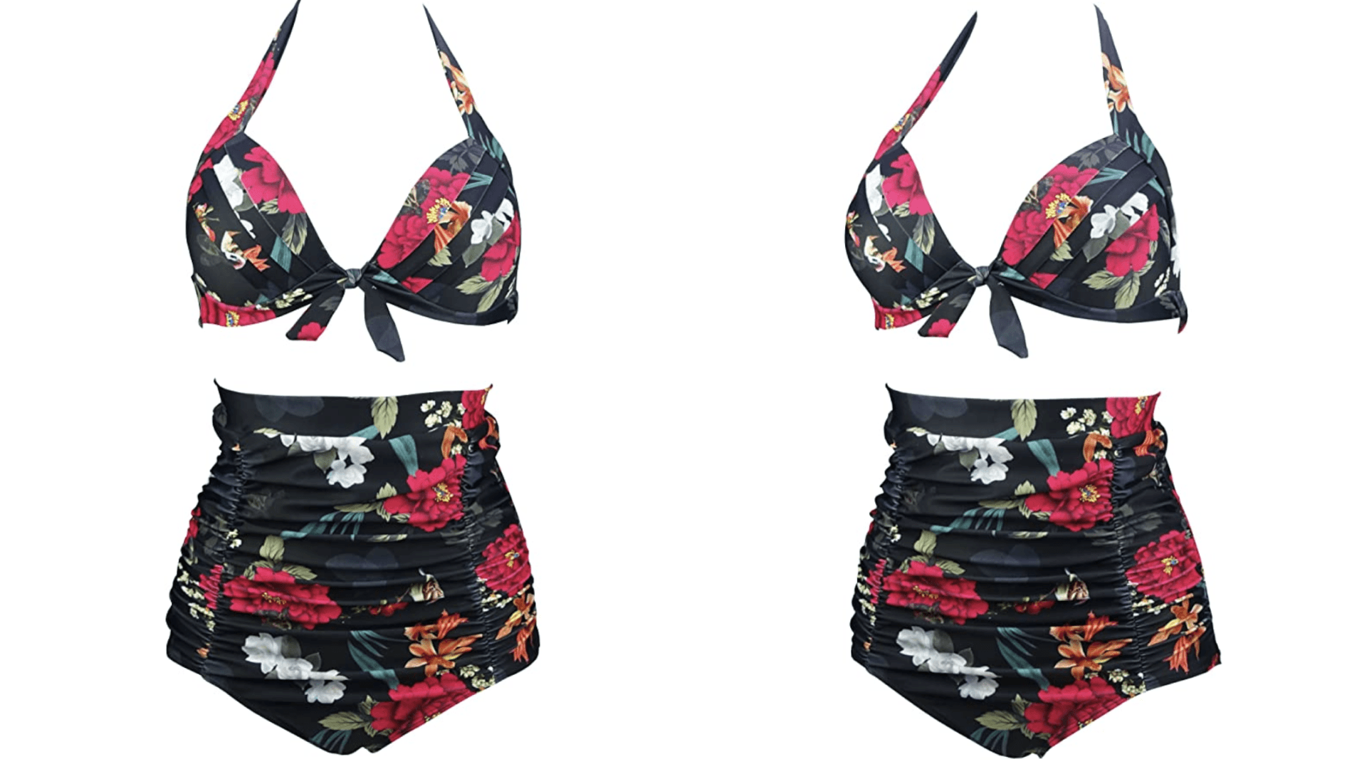 Amazon high waisted retro bikini bottoms