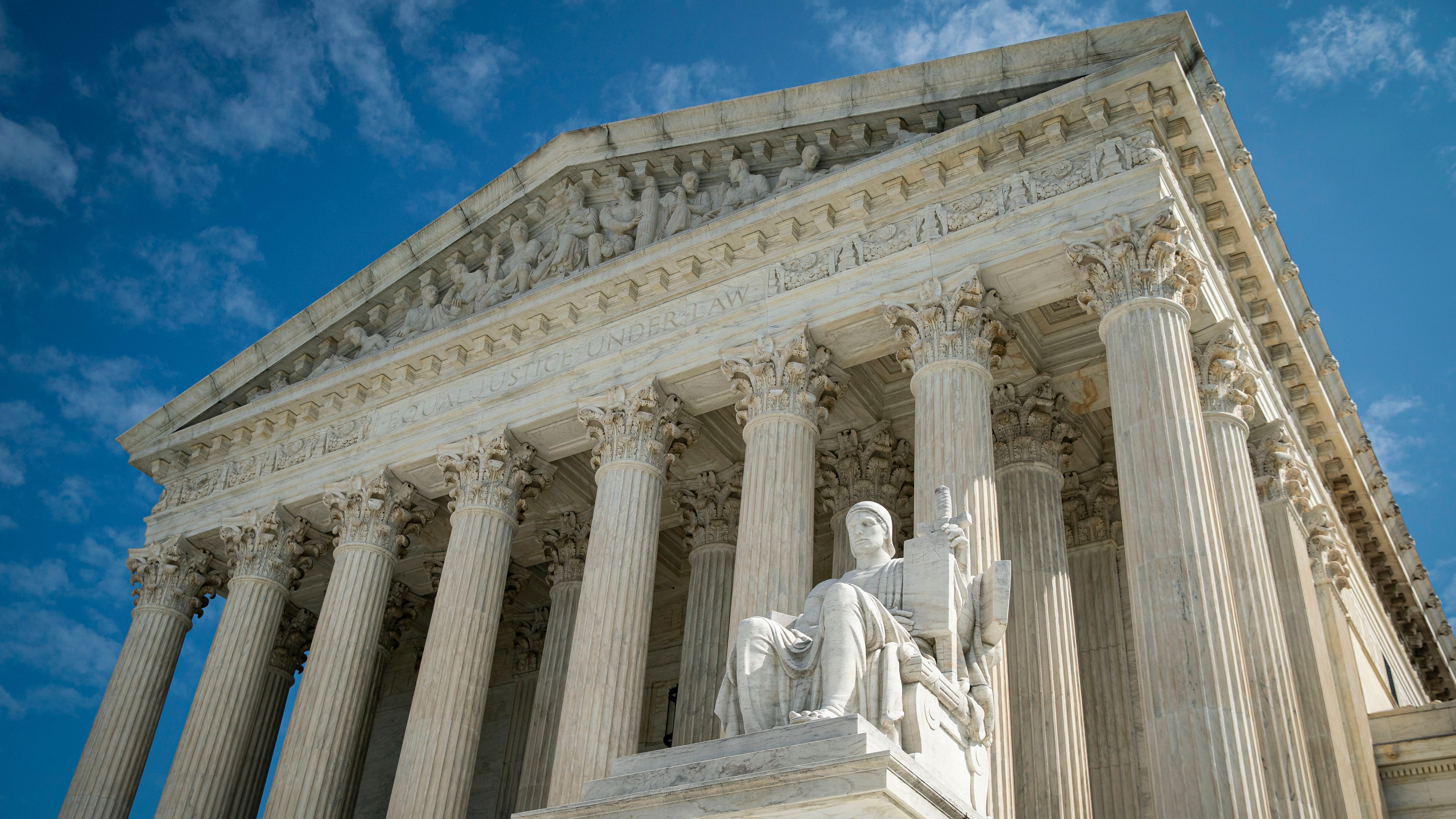 The Guardian or Authority of Law, created by sculptor James Earle Fraser.