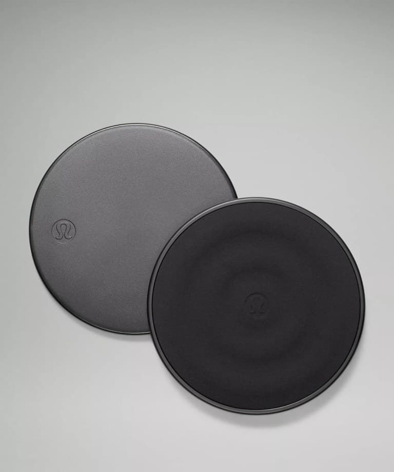 two black lululemon workout sliders, best at-home pilates equipment