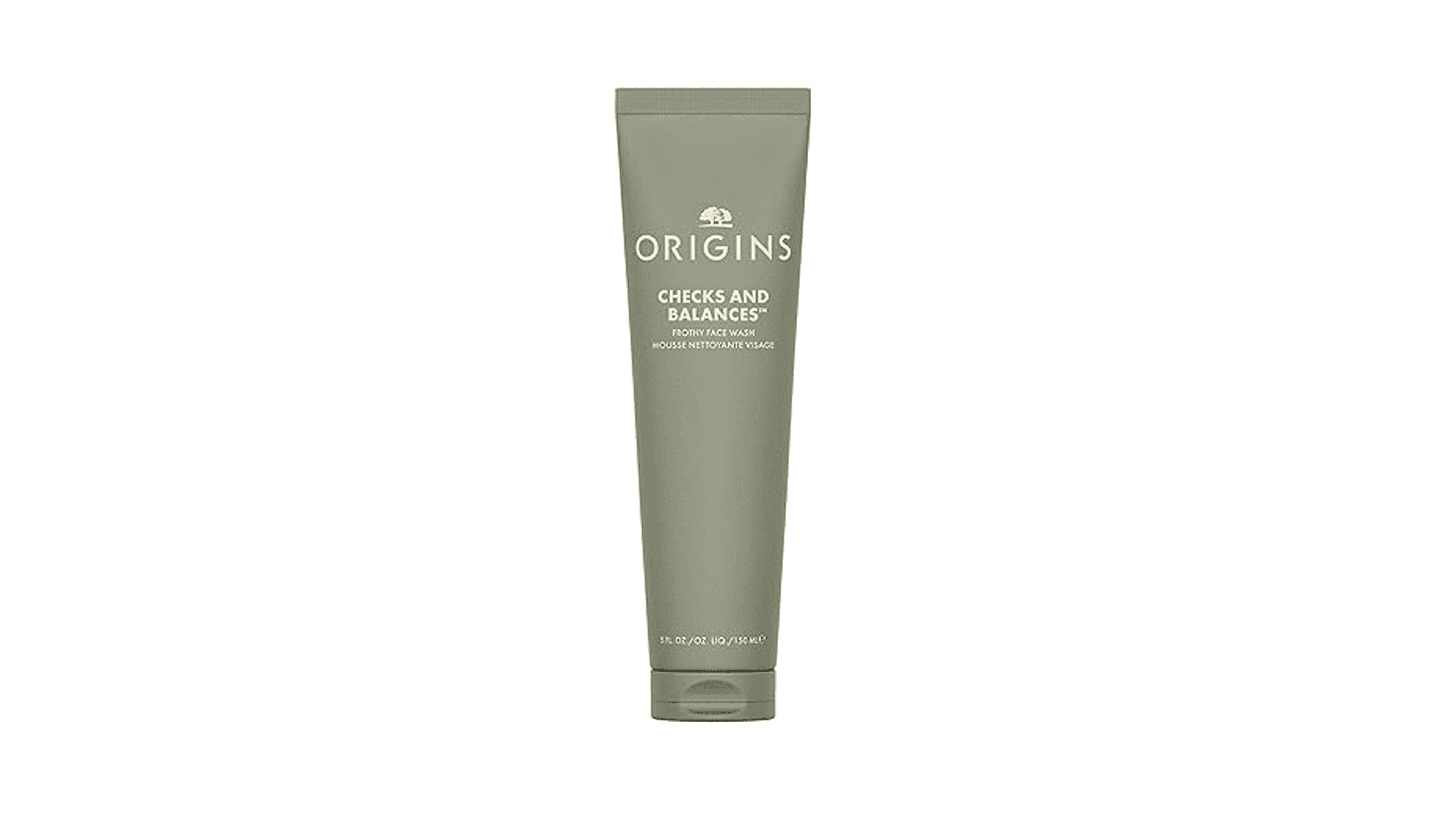 Origins Checks and Balances Frothy Face Wash | Gently Cleanses All Skin Types | With Mint, 5 Fl Oz