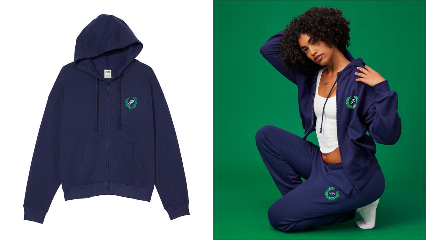 Fleece full-zip hoodie