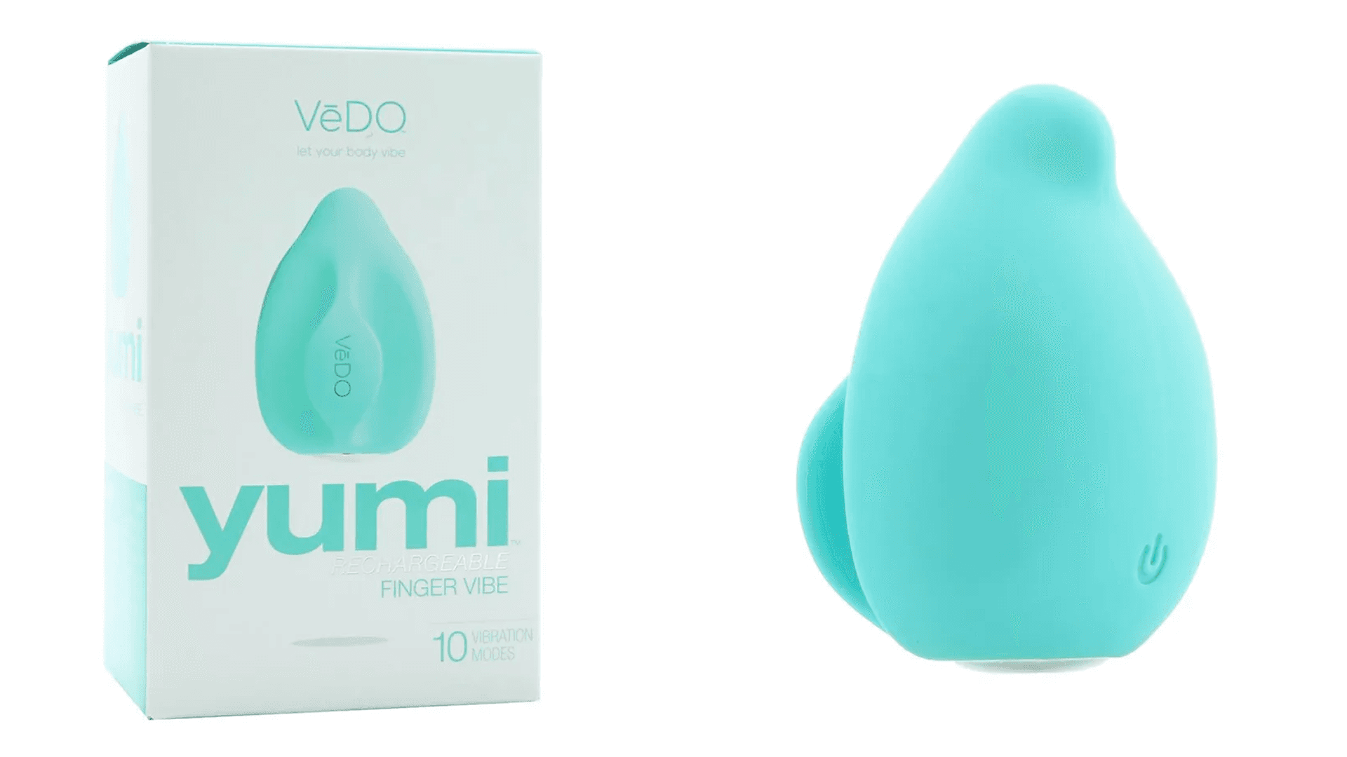 Teal silicone vibrator