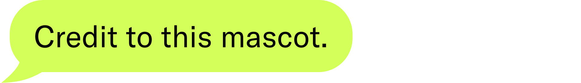 Credit to this mascot.