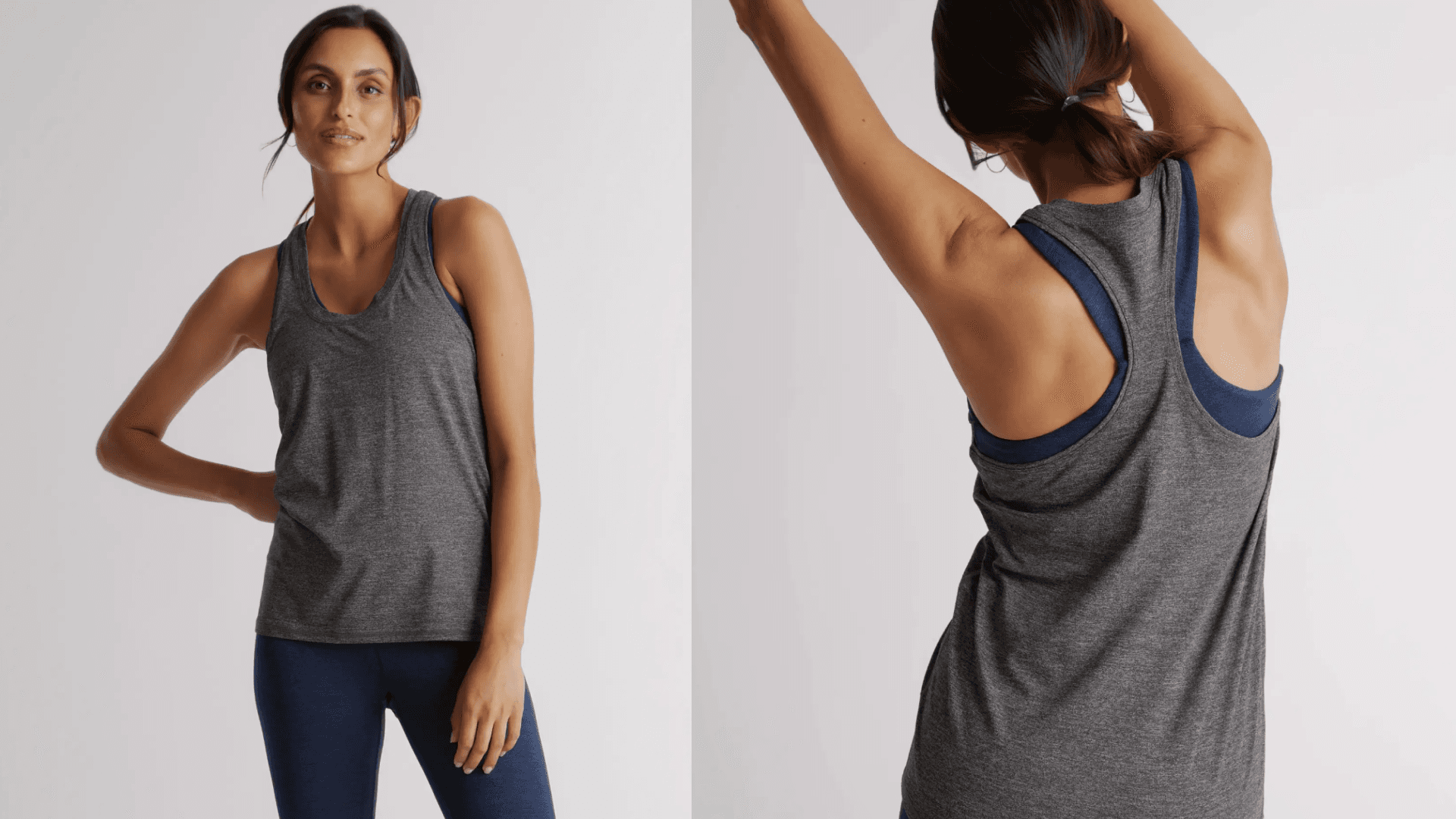 quince breathable workout tank top