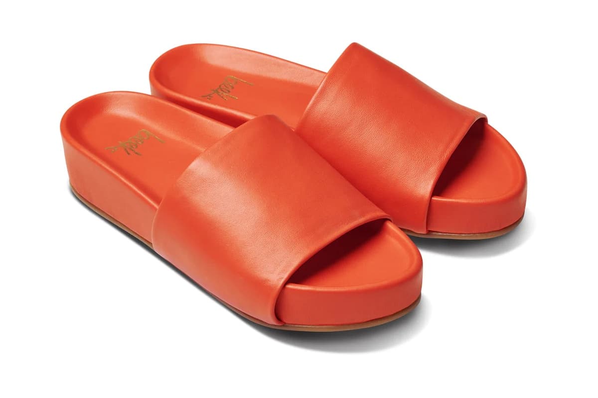 Beek Pelican Leather Platform Sandal