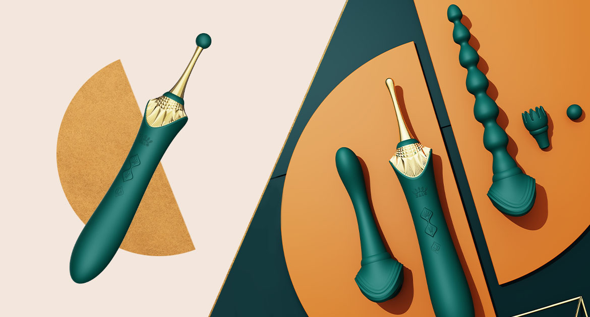 Featured image for This Multifunctional Sex Toy Is Like Having 4 Vibrators in One—And Can Stimulate Your Peach, Too